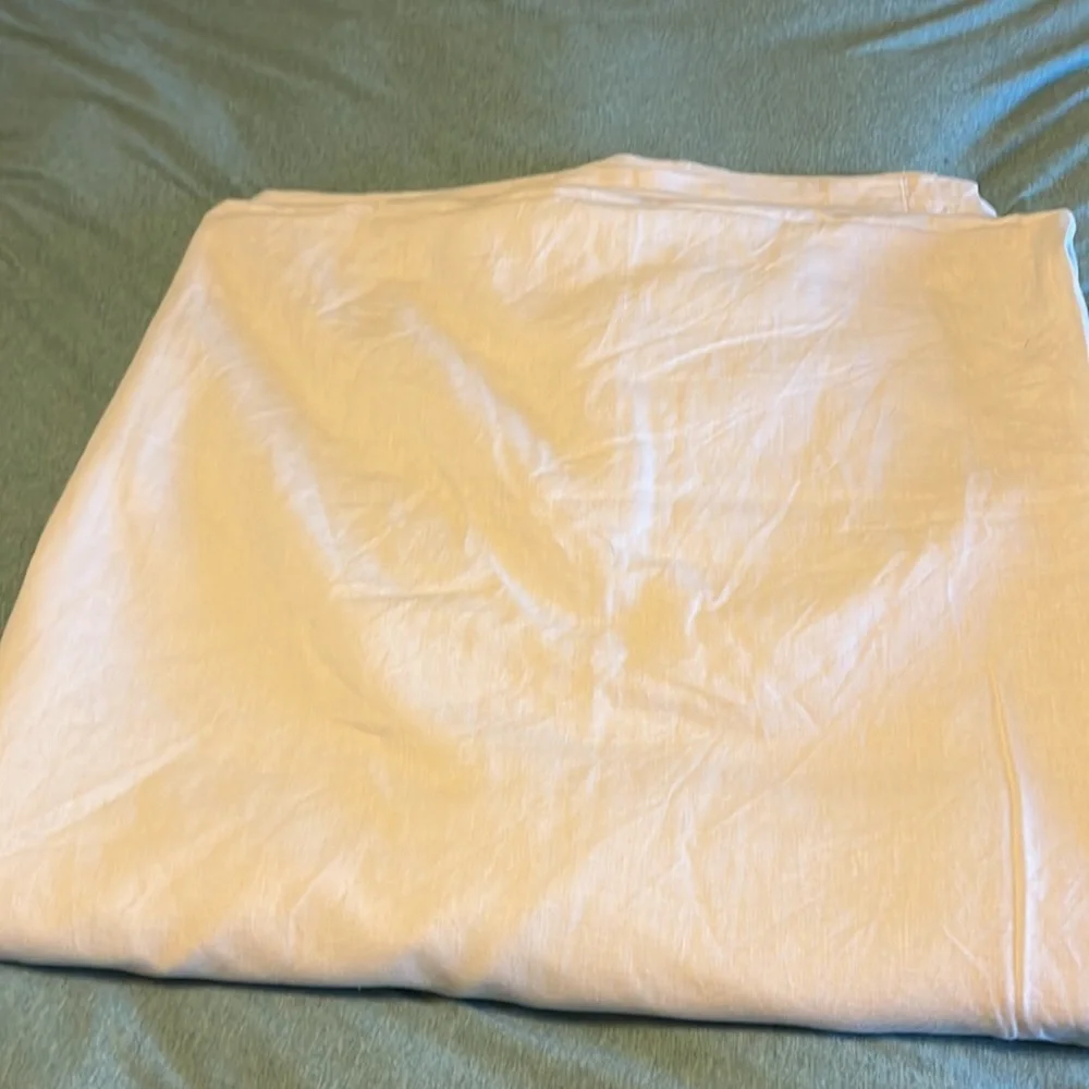 NWT Anthropologie Relaxed Cotton-Linen Duvet Cover Queen Cream color